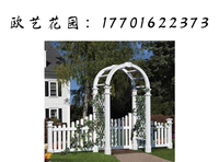 栅栏门/白色花园门/木门/防腐木栅栏门/围栏篱笆栅栏门/庭院门