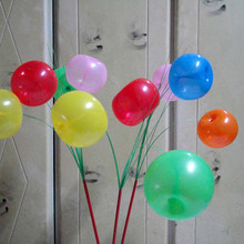 苹果草气球草气球专用绿草长条魔术气球草欢乐打水仗打靶气球