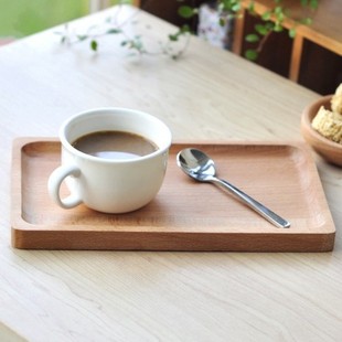德国进口榉木托盘茶盘咖啡木托盘果盘点心盘早餐盘下午茶餐盘垫