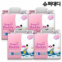 韩国直送 Super Daddy纸尿片orignal fit S号 1箱（30片*4包）