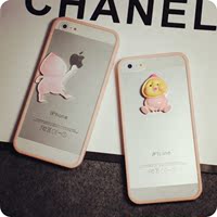 屁桃君iphone6plus农场精灵透明硅胶手机壳苹果4s/5s/s4/note2/3