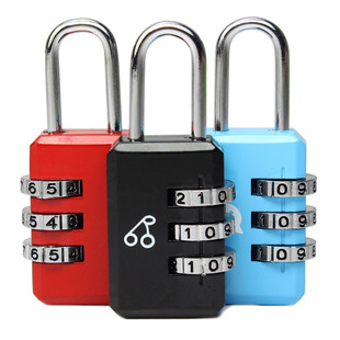 锌合金箱包锁密码锁门锁柜子锁 旅行锁 手提包锁金属外壳健身房锁