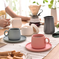 乐盈弘陶瓷欧式咖啡杯套装简约英式下午茶茶具红茶杯子田园花茶壶