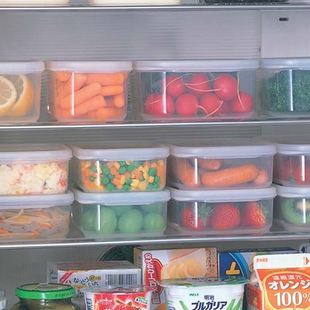 日本进口正品 NAKAYA厨房冰箱食品级保鲜盒食物收纳盒干果收纳罐