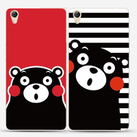 OPPOR9/r9plus包边手机软壳保护套日韩可爱情侣熊本黑熊个性表情