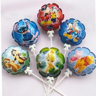 儿童玩具自动充气球14.5CM迪斯尼迪士尼乐园米老鼠卡通动物6寸