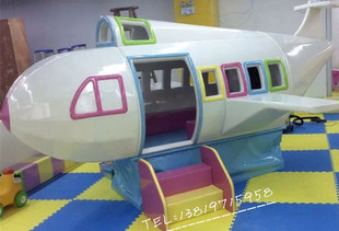 淘气堡电动系列 客运飞机摇摆大客机室内儿童电动淘气堡配件