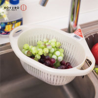 日本进口水果沥水盘塑料创意厨房蔬菜置物篮果蔬收纳滤盆滴水托盘