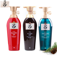 韩国正品绿棕红吕洗发水护发素发膜防脱控油修复无硅油洗头膏套装
