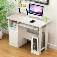 蔓斯菲尔时尚板式家具电脑桌台式桌家用带书柜办公桌书桌