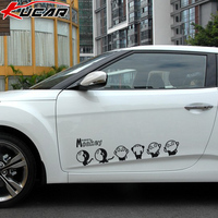 kucar汽车车贴车身装饰贴纸MONKEY小猴子个性搞笑创意车门后玻璃