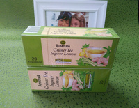 现货ALNATURA安娜图拉德国正品 有机柠檬草姜味绿茶 欧盟有机认证