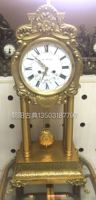 欧美式复古台式钟创意摆钟座钟客厅壁炉钟 镀金机械落地钟