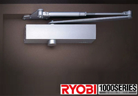 日本进口RYOBI 自动关门器 反装闭门器 平行安装无定位功能 1003P