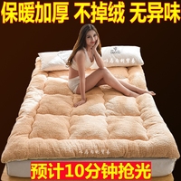 冬季保暖加厚床垫床褥1.8m床1.5羊羔绒折叠软垫褥子单双人榻榻米