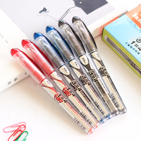 6支装 真彩3031A大鲨鱼中性笔0.5mm办公水笔 超大容量水笔 签字笔