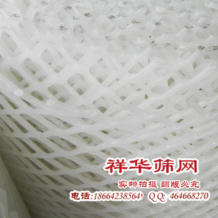 白色胶网 阳台防护网 塑料网 养殖网 植物爬藤网 隔离网1.2m加厚
