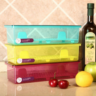 新品 日式创意透明筷笼 筷子筒沥水架 创意便携带盖翻盖餐具盒