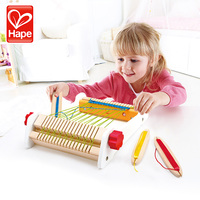 德国Hape 儿童织布机 手工制作DIY过家家玩具 宝宝益智女孩玩具