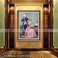 DYGT241 2015新款客厅装饰过道欧式古典玄关作品弹钢琴书房油画