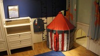 温馨宜家IKEA勒克斯塔儿童帐篷贝博利卡通房子城堡帐篷包邮