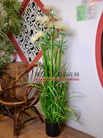 包邮 高仿真装饰植物盆栽 客厅布置 欧式风格竹仙花