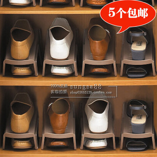 现货！日本进口鞋架塑料简易创意收纳架鞋柜鞋子整理架空间大师