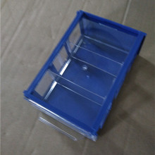 迷你透明塑料五金工具箱 抽屉式桌面收纳盒 多功能可叠加元件盒