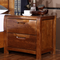 全实木家具 榆木家具 榆木床头柜 纯实木床头柜 储物柜 特价斗柜