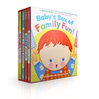 原版英文Baby's Box of Family Fun卡伦卡茨系列翻翻书四册套装