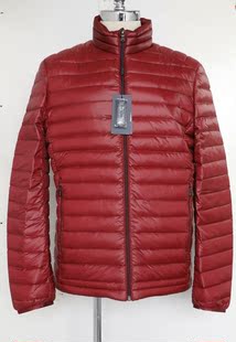 雅戈尔16新款白鸭绒羽绒服时尚保暖锦纶红色羽绒服YRYS46322NQA