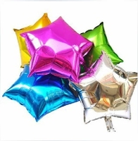 五角星铝膜铝箔气球婚礼结婚庆典生日派对布置装饰用品十个包邮