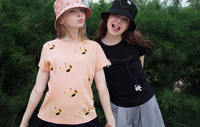 【新品特价】YIZI 2015夏季t恤原创纯棉印花女款短袖TEE~4款可选