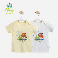Disney/迪士尼爬服婴儿活动肩圆领短袖T恤2件装夏装152S670