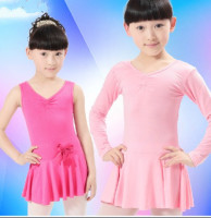 儿童舞蹈服装春夏秋短长袖练功服女童体操服演出少儿芭蕾舞拉丁