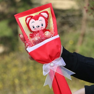 生日礼物卡通花束一只阿狸加费列罗巧克力女朋友情人节礼物H024