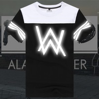 Alan Walker艾伦沃克DJ短袖T恤Faded褪色男女同款衣服夏季t shirt