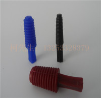 耐高温硅胶塞生产商喷涂保护硅橡胶塞 螺纹硅胶塞 密封螺纹塞
