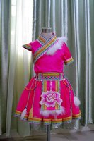 元旦少数民族表演服儿童蒙古族舞蹈服藏族幼儿蒙古服装女童演出裙