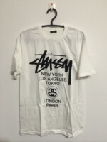 【国内现货】Stussy World Tour Tee 经典世界巡游 短袖T恤 黑白