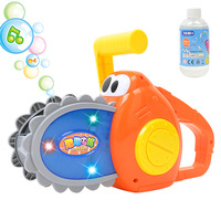 新款电动灯光音乐泡泡锯 电锯泡泡枪玩具 户外吹泡泡机儿童玩具