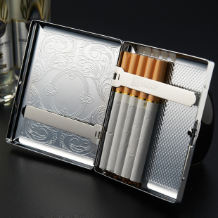 酷宝烟盒20支装超薄男士个性创意烟盒自动香菸盒子QWWYJLFL