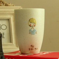 创意杯子陶瓷十二星座水杯手绘可爱瓷杯卡通礼品杯牛奶咖啡杯无柄