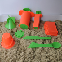 游刃牌 经典玩沙模具8件套 适合于 动力沙 太空沙【m41】