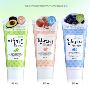 韩国正品 水果之乡 酪梨/蓝莓/水蜜桃 护手霜80ml 保湿抗