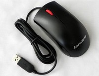 联想鼠标 MOEUUO 大红点鼠标 USb有线光电鼠标 台式机笔记本通用