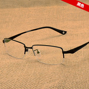 纯钛超轻配成品近视眼镜架男款全半框光学配镜变色眼镜框商务眼睛