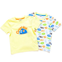 乐友孕婴童2015夏装新品上衣歌瑞凯儿男童炫色短袖T恤两件装包邮