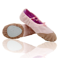 舞蹈鞋软底成人练功鞋儿童瑜伽芭蕾舞鞋女童帆布跳舞鞋形体猫爪鞋