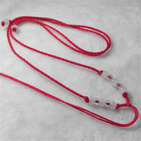 8珠项链绳 批发 DIY手工高档编织绳 玉珠挂绳 挂件绳子 吊坠红绳